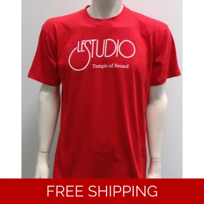 Le Studio Red Shirt {White Front Logo}